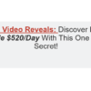FREE VIDEO: Ordinary People Are Generating Online Paychecks With Just 7 Minutes a Day!