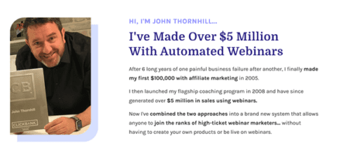 Free 4-Day Workshop with John Thornhill, who has 21+ years of success in online business.