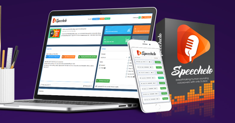 Speechelo : Instantly Transform ANY TEXT Into a 100% Human-Sounding Voiceover with only 3 clicks!